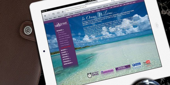 Tahiti Travel Website and Brochure